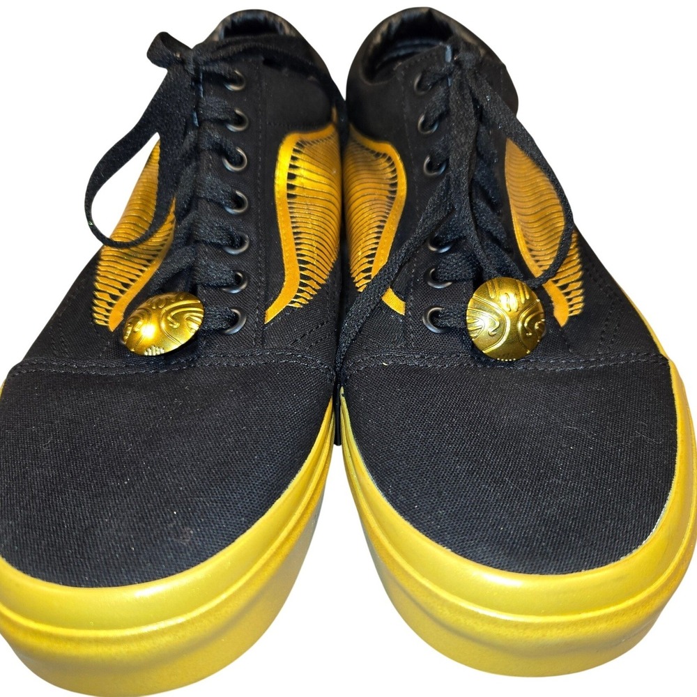 Vans Harry Potter Old Skool Golden Snitch Black Gold Sneakers Mens 9.5 721356